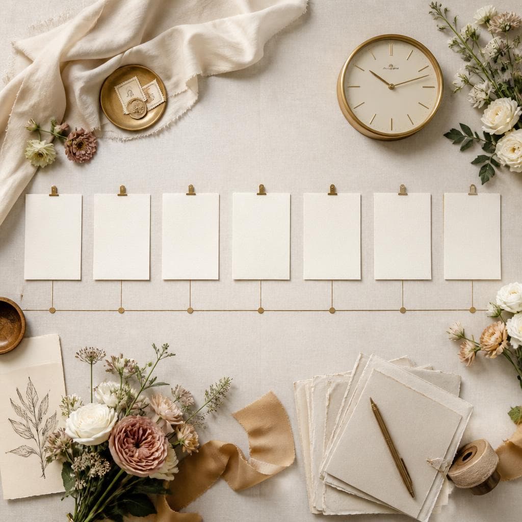 Planning de réception de mariage : construire une timeline heure par heure