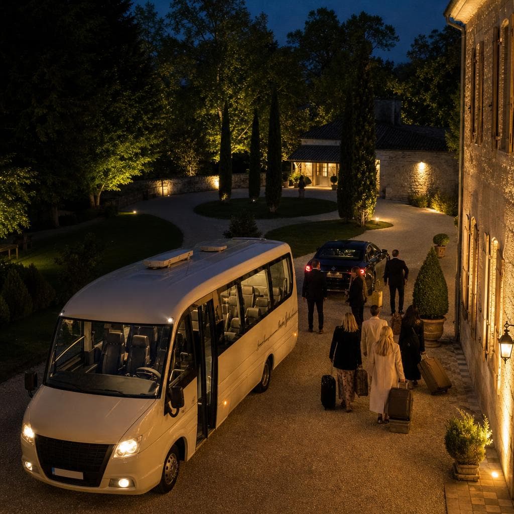 Transport des invités : navettes, taxis et hébergements pour un mariage fluide