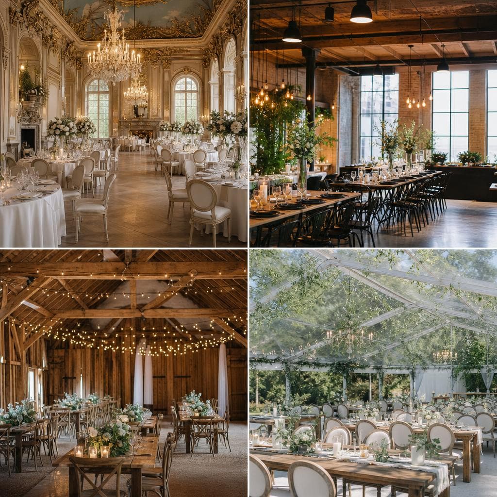 Les différents types de salles de mariage : lequel choisir ?