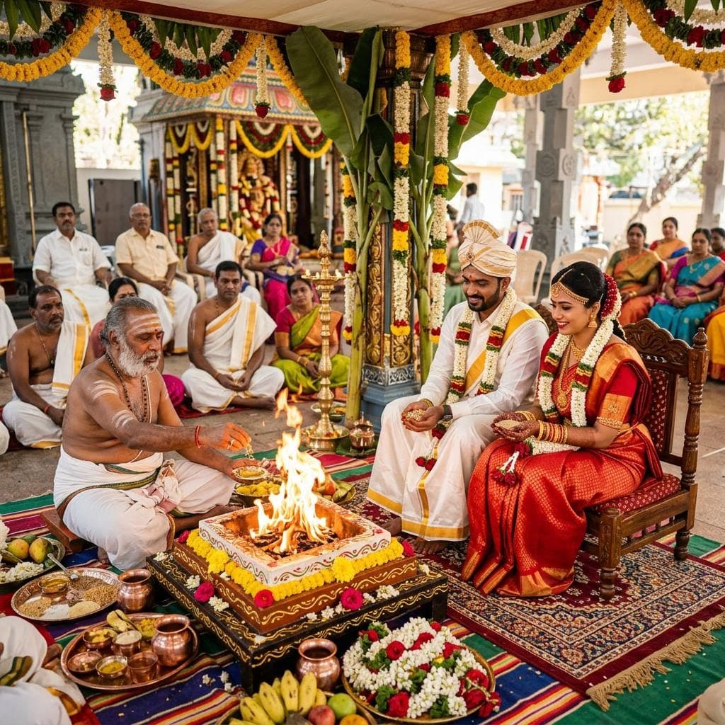 Muhurtham dans un mariage tamoul : comment choisir la date et l'heure de la cérémonie ?
