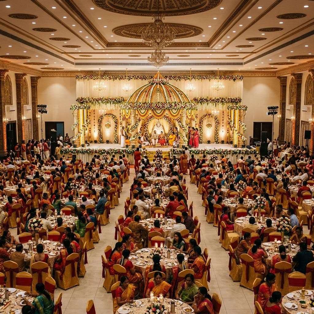 Quelle salle choisir pour un mariage tamoul de 200, 300 ou 400 invités ?