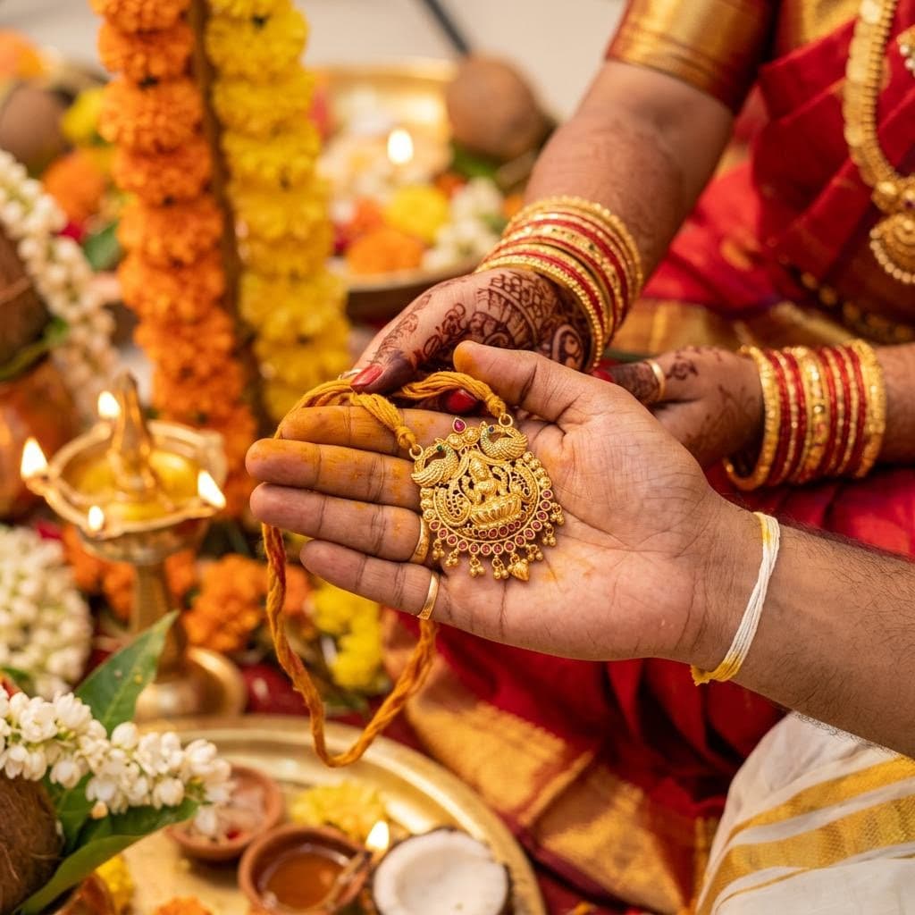 Le Thali dans un mariage tamoul : signification et tradition