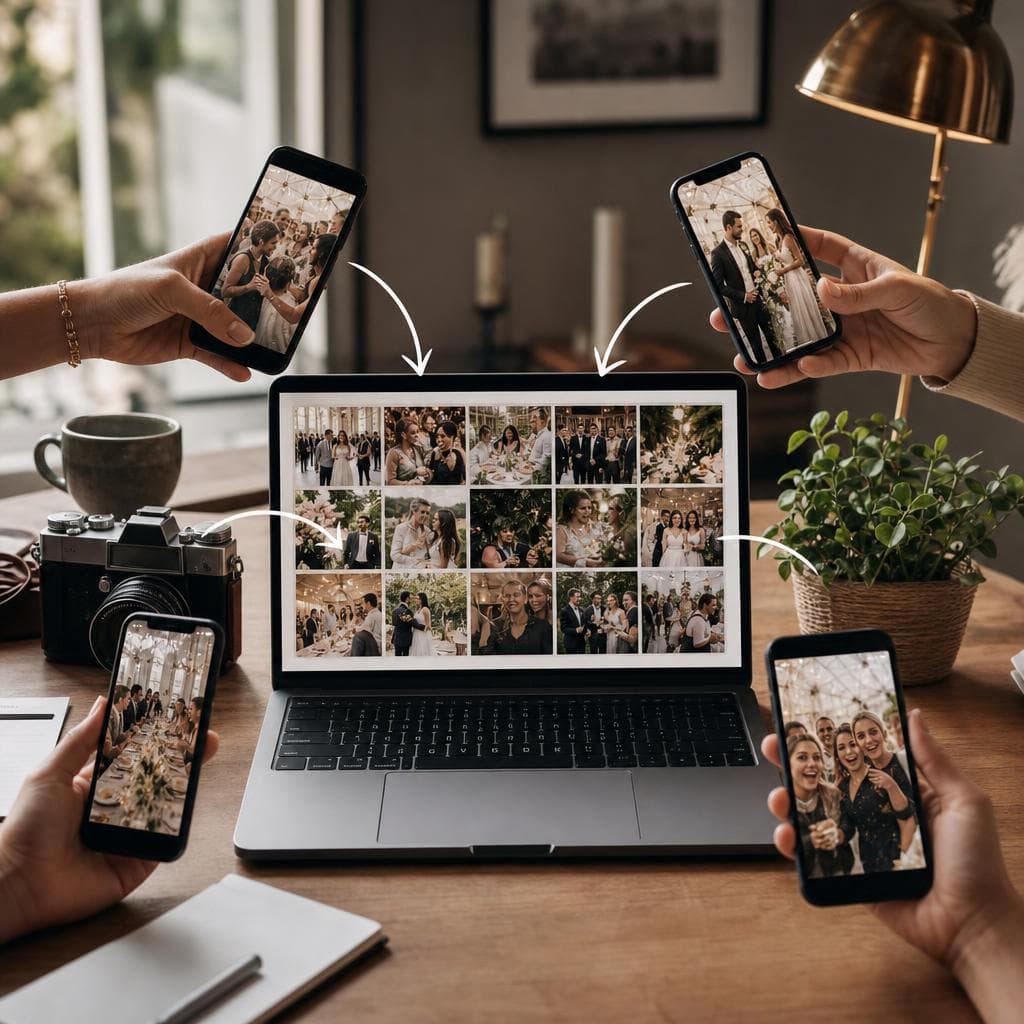 Comment récupérer toutes les photos de vos invités après le mariage