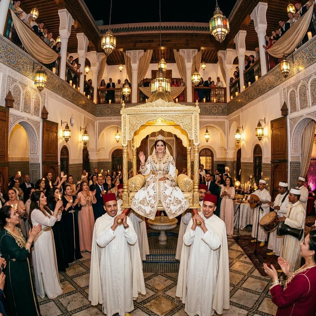 Mariage marocain : traditions, tenues et déroulement de la cérémonie